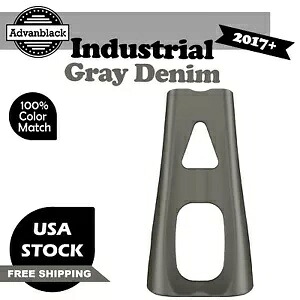 インダストリアルグレーデニムチンスポイラー 17 歳以上空冷ハーレーストリートロードキング用 Industrial Gray Denim Chin Spoiler For 17+ Air-Cooled Harley Street Road King 【並行輸入品】