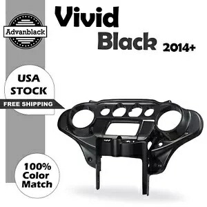 Advanblack ビビッドブラック バットウィング インナースピードメーター カウル フェアリング キャップ ハーレー 14+用 Advanblack Vivid Black Batwing Inner Speedometer Cowl Fairing Cap For Harley 14+ 【並行輸入品】｜カスタムパーツ WORLD倉庫