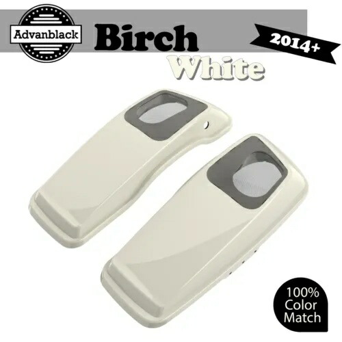 Advanblack ハーレー ツーリング 14+ 用 バーチ ホワイト 6x9 サドルバッグ スピーカー蓋 Birch White 6x9 Saddlebag Speaker Lid For Harley Touring 14+ by Advanblack 【並行輸入品】