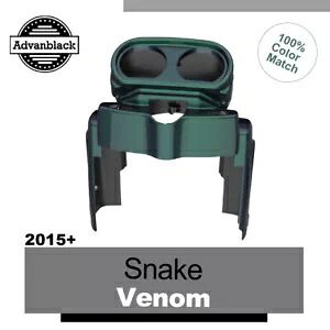 SNAKE VENOM ハーレー ロード グライド 2015up FLTRX ゲージ クラスター カバー Advanblack に適合 SNAKE VENOM Fits Harley Road Glide 2015up FLTRX Gauge Cluster Cover Advanblack 【並行輸入品】