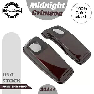 ミッドナイトクリムゾン 6x9 インチサドルバッグスピーカー蓋オーディオカバーハーレー 14+ Midnight Crimson 6x9 inch Saddlebag Speaker Lids Audio Cover For Harley 14+ 【並行輸入品】 80,465円