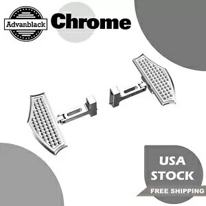 ハーレーストリートロードグライド用クロームヴェンジェンス後部乗客フロアボード Chrome Vengeance Rear Passenger Floorboards For Harley Street Road Glide 【並行輸入品】