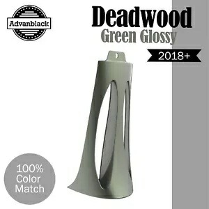 デッドウッド グリーン 光沢のあるチン スポイラー 18+ M8 ハーレー ローワー ライダー ストリート ボブ用 DEADWOOD GREEN GLOSSY Chin Spoiler For 18+ M8 Harley Lower Rider Street Bob 【並行輸入品】