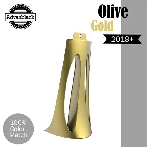 オリーブゴールド ABS プラスチックチンスポイラー 2018+ M8 ハーレー ローワー ライダー ストリート ボブ用 OLIVE GOLD ABS Plastic Chin Spoiler For 2018+ M8 Harley Lower Rider Street Bob 【並行輸入品】