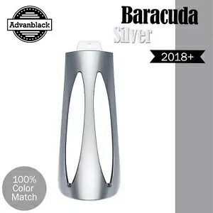 BARRACUDA シルバーチンスポイラー 2018+ M8 ハーレー ロウアー ライダー ストリート ボブ用 BARRACUDA SILVER Chin Spoiler For 2018+ M8 Harley Lower Rider Street Bob 【並行輸入品】