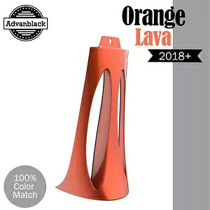 オレンジ LAVA ABS プラスチックチンスポイラー 2018+ M8 ハーレー ロウアー ライダー ストリート ボブ用 ORANGE LAVA ABS Plastic Chin Spoiler For 2018+ M8 Harley Lower Rider Street Bob 【並行輸入品】