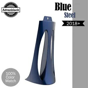 ブルースチール ABS プラスチックチンスポイラー 2018+ M8 ハーレーロワーライダーストリートボブ用 BLUE STEEL ABS Plastic Chin Spoiler For 2018+ M8 Harley Lower Rider Street Bob 【並行輸入品】