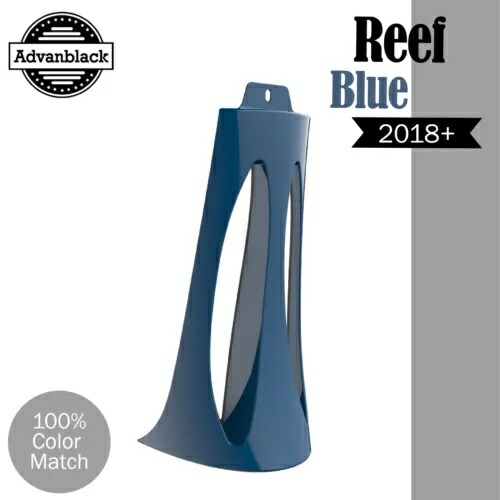 リーフブルー ABS プラスチックチンスポイラー 2018+ M8 ハーレー ローワー ライダー ストリート ボブ用 REEF BLUE ABS Plastic Chin Spoiler For 2018+ M8 Harley Lower Rider Street Bob 【並行輸入品】