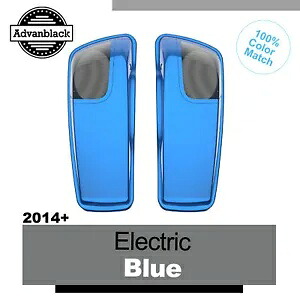 エレクトリックブルー 5x7 サドルバッグスピーカー蓋オーディオカバーハーレー 2014+ Electric Blue 5x7 Saddlebag Speaker Lids Audio Cover For Harley 2014+ 【並行輸入品】
