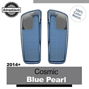 コズミックブルーパール 5x7 サドルバッグスピーカー蓋オーディオカバーハーレー 2014+ Cosmic Blue Pearl 5x7 Saddlebag Speaker Lids Audio Cover For Harley 2014+ 【並行輸入品】