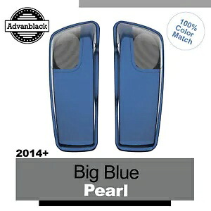 ビッグブルーパール 5x7 サドルバッグスピーカー蓋オーディオカバーハーレー 2014+ Big Blue Pearl 5x7 Saddlebag Speaker Lids Audio Cover For Harley 2014+ 【並行輸入品】