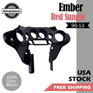 Ember Red Sunglo インナーバットウィングフェアリング ハーレーダビッドソン 1996-2013 に適合 Ember Red Sunglo Inner Batwing Fairing Fits Harley Davidson 1996-2013 【並行輸入品】