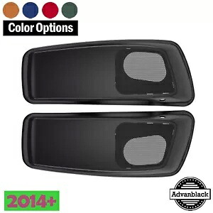 Advanblack 6x9 インチ サドルバッグ スピーカー蓋 オーディオ カバー ハーレー ツーリング 2014+ に適合 Advanblack 6x9 inch Saddlebag Speaker Lids Audio Cover Fits Harley Touring 2014+ 【並行輸入品】｜カスタムパーツ WORLD倉庫