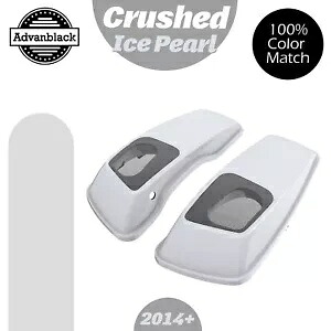 6x9インチ サドルバッグ スピーカー蓋 オーディオカバー クラッシュアイスパール ハーレーツーリング 14+ に適合 6x9" Saddlebag Speaker Lids Audio Cover CRUSHED ICE PEARL Fit Harley Touring 14+ 【並行輸入品】｜カスタムパーツ WORLD倉庫