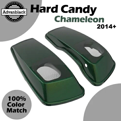 ハード キャンディ カメレオン 6x9 サドルバッグ スピーカー蓋 ハーレー ツーリング 2014+用 Hard Candy Chameleon 6x9 Saddlebag Speaker Lid For Harley Touring 2014+ 【並行輸入品】