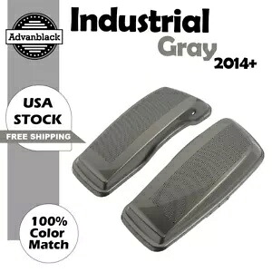 デュアル 6x9 スピーカー蓋 インダストリアルグレー ハーレーツーリング FLHR FLHXS FLTRX 2014+用 Dual 6x9 Speaker Lids INDUSTRIAL GRAY For Harley Touring FLHR FLHXS FLTRX 2014+ 【並行輸入品】｜カスタムパーツ WORLD倉庫