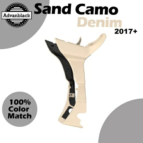 2017 年以降のハーレー ロード グライド サンド カモ デニム Advanblack フェアリング スポイラー キットに適合 Fits for 2017+ Harley Road Glide SAND CAMO DENIM Advanblack Fairing Spoiler Kit 【並行輸入品】