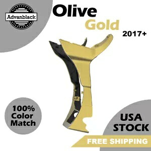 オリーブゴールド フェアリング スポイラー キット ハーレー ロード グライド スペシャル FLTRXS 2017+ に適合 Olive Gold Fairing Spoiler Kit Fits Harley Road Glide Special FLTRXS 2017+ 【並行輸入品】