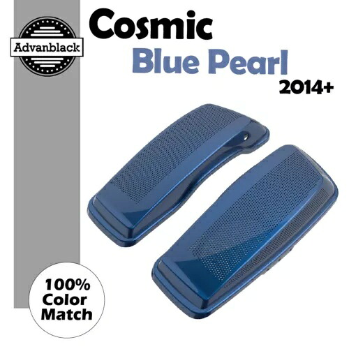 デュアル 6x9 スピーカー蓋コスミックブルーパールハーレーツーリング FLHR FLHXS FLTRX 14+ Dual 6x9 Speaker Lids COSMIC BLUE PEARL For Harley Touring FLHR FLHXS FLTRX 14+ 【並行輸入品】