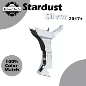 2017 年以降のハーレー ロード グライド スターダスト シルバー Advanblack フェアリング スポイラー キットに適合 Fits for 2017+ Harley Road Glide STARDUST SILVER Advanblack Fairing Spoiler Kit 【並行輸入品】