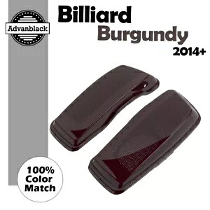 ビリヤード バーガンディ デュアル 6x9 サドルバッグ スピーカー蓋 オーディオ カバー ハーレー 14+用 Billiard Burgundy Dual 6x9 Saddlebag Speaker Lids Audio Cover For Harley 14+ 【並行輸入品】