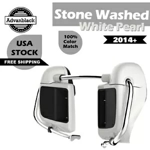 ストーンウォッシュ ホワイト パール 下部ベント付きフェアリング ハーレーダビッドソン ツーリング 14+ に適合 Stone Washed White Pearl Lower Vented Fairing Fits Harley Davidson Touring 14+ 【並行輸入品】｜カスタムパーツ WORLD倉庫