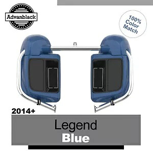 2014 年以降のハーレーダビッドソン ツーリング Advanblack 下部ベンテッド フェアリングに適合 LEGEND ブルー Fits 2014+ Harley Davidson Touring Advanblack Lower Vented Fairing LEGEND BLUE 【並行輸入品】｜カスタムパーツ WORLD倉庫 91,960円