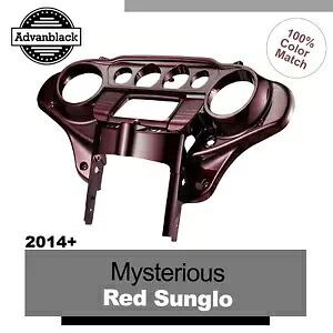 ミステリアス レッド Sunglo バットウィング インナー カウル フェアリング キャップ ハーレー ツーリング 2014+用 Mysterious Red Sunglo Batwing Inner Cowl Fairing Cap For Harley Touring 2014+ 【並行輸入品】｜カスタムパーツ WORLD倉庫