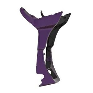 ハーレーロードグライド用ハードキャンディーミスティックパープルフレークアドバンブラックフェアリングスポイラー For Harley Road Glide HARD CANDY MYSTIC PURPLE FLAKE Advanblack Fairing Spoiler 【並行輸入品】