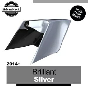 14+ ハーレー ブリリアントシルバー Advanblack CVO ストレッチ拡張サイドカバー用 For 14+ Harley BRILLIANT SILVER Advanblack CVO Stretched Extended Side Cover 【並行輸入品】 93,170円