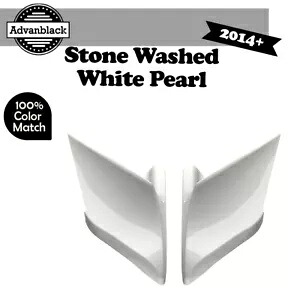 ストーンウォッシュ ホワイト パール CVO ストレッチ拡張サイド カバー パネル 14 歳以上のハーレーに適合 Stone Washed White Pearl CVO Stretched Extended Side Cover Panel Fits 14+ Harley 【並行輸入品】