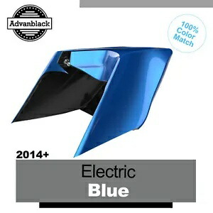 14 歳以上のハーレー エレクトリック ブルー Advanblack CVO ストレッチ拡張サイド カバー用 For 14+ Harley ELECTRIC BLUE Advanblack CVO Stretched Extended Side Cover 【並行輸入品】