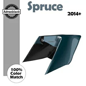 スプルース CVO ストレッチ拡張サイドカバーパネル 2014 年以降のハーレーツーリングに適合 Spruce CVO Stretched Extended Side Cover Panel Fits 2014+ Harley Touring 【並行輸入品】｜カスタムパーツ WORLD倉庫
