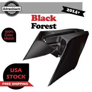 Black Forest CVO ストレッチ拡張サイドカバーパネル 2014+ ハーレーツーリングに適合 Black Forest CVO Stretched Extended Side Cover Panel Fits 2014+ Harley Touring 【並行輸入品】｜カスタムパーツ WORLD倉庫