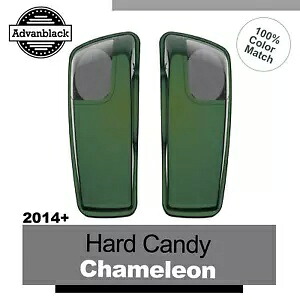 ハード キャンディ カメレオン フレーク 5x7 サドルバッグ スピーカー蓋 ハーレー 2014+ Hard Candy Chameleon Flake 5x7 Saddlebag Speaker Lids For Harley 2014+ 【並行輸入品】