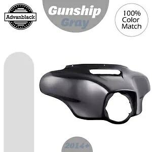 ハーレーツーリングエレクトラグライドウルトラ用ガンシップグレーアウターフェアリングバットウィングカウル Gunship Gray Outer Fairing Batwing Cowl For Harley Touring Electra Glide Ultra 【並行輸入品】