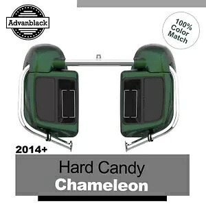 2014 年以降のハーレー ツーリング Advanblack 下部ベンテッド フェアリング HARD CANDY CHAMELEON に適合 Fits 2014+ Harley Touring Advanblack Lower Vented Fairing HARD CANDY CHAMELEON 【並行輸入品】
