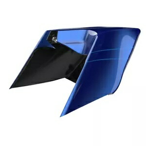 スーペリアブルー CVO 拡張ストレッチサイドカバーパネル ピンストライプ ハーレー 14+ に適合 Superior Blue CVO Extended Stretched Side Cover Panel Pinstripe Fits Harley 14+ 【並行輸入品】