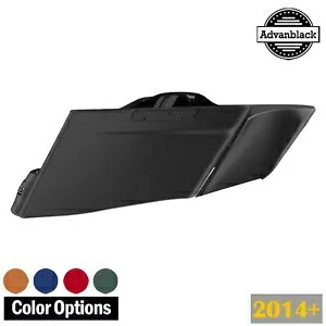 カラーマッチしたCVOテーパー拡張ストレッチサドルバッグサイドカバーハーレーに適合 Color Matched CVO Tapered Extended Stretched Saddlebags Side Cover Fits Harley 【並行輸入品】