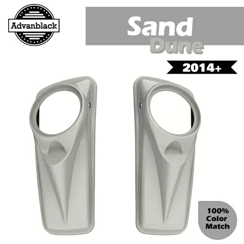 Sand Dune 8インチ スピーカー蓋カバー ハーレーストリートロードエレクトラグライド14+に適合 Sand Dune 8'' Speaker Lids Cover Fits Harley Street Road Electra Glide 14+ 【並行輸入品】