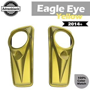 Eagle Eye イエロー 8 インチ スピーカー蓋カバー ハーレー ストリート ロード エレクトラグライド 14 に適合 Eagle Eye Yellow 8'' Speaker Lids Cover Fits Harley Street Road Electra Glide 14 【並行輸入品】