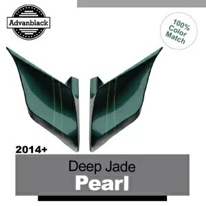 ディープジェイドパールストレッチ拡張ピンストライプサイドカバー 2014+ ハーレー用 Deep Jade Pearl Stretched Extended Pinstripes Side Cover For 2014+ Harley 【並行輸入品】