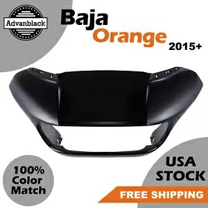 Baja オレンジ アウターフェアリング バットウィング カウル 2015+ ハーレー ロード グライド用 Baja Orange Outer Fairing Batwing Cowl For 2015+ Harley Road Glide 【並行輸入品】