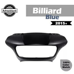 ビリヤード ブルー アウターフェアリング バットウィング カウル 15+ ハーレー ツーリング ロード グライド FLTRX 用 Billiard Blue Outer Fairing Batwing Cowl For 15+ Harley Touring Road Glide FLTRX 【並行輸入品】