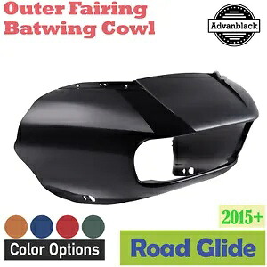 15+ ハーレーツーリングロードグライド FLTRX 用のカラーマッチアウターフェアリングバットウィングカウル Color Matched Outer Fairing Batwing Cowl For 15+ Harley Touring Road Glide FLTRX 【並行輸入品】