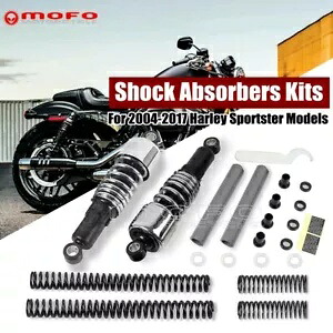 ハーレースポーツスター XL 883 XL1200 ショックアブソーバーフォークスプリング低下 2004-15 For Harley Sportster XL 883 XL1200 Shock Absorbers Fork Springs Lowering 2004-15 【並行輸入品】｜カスタムパーツ WORLD倉庫