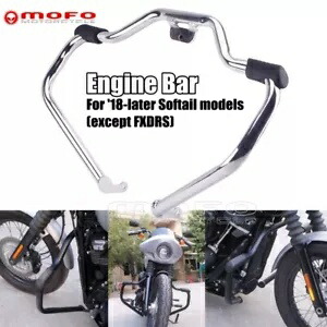 オートバイクロームエンジンクラッシュガードバーハーレーファットボブ FXFB/S ファットボーイ FLFB/S Motorcycle Chrome Engine Crash Guard Bar For Harley Fat Bob FXFB/S FatBoy FLFB/S 【並行輸入品】