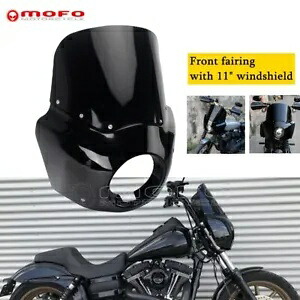 ハーレーダイナローライダーワイドグライドストリートボブ用オートバイフェアリングフロントガラス Motorcycle Fairing Windshield For Harley Dyna Low Rider Wide Glide Street Bob 【並行輸入品】｜カスタムパーツ WORLD倉庫