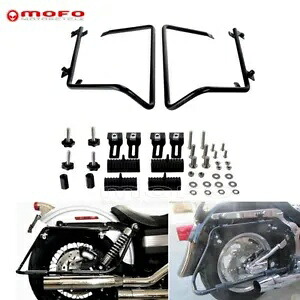 ハーレーダイナモデル FLH ファットボブ FXDF 用ハードサドルバッグ変換ブラケットキット Hard Saddlebag Conversion Brackets Kit For Harley Dyna Models FLH Fat Bob FXDF 【並行輸入品】 58,080円