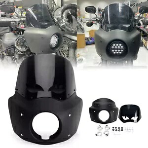フロントガラスフェアリング 41-49 ミリメートルクランプハーレーダイナワイドグライド FXDWG 06-2017 Front Windshield Fairing 41-49MM Clamps For Harley Dyna Wide Glide FXDWG 06-2017 【並行輸入品】